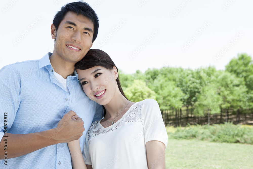 Fototapeta premium Sweet couple outdoors