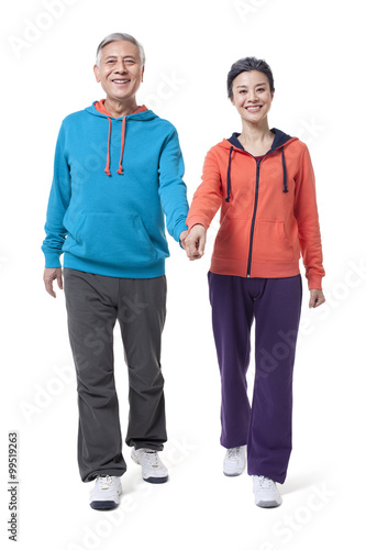 Portrait of healthy senior couple