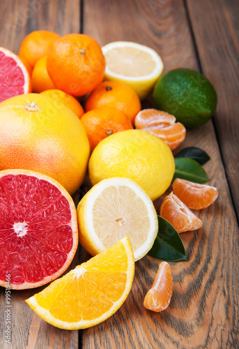 Fototapeta Naklejka Na Ścianę i Meble -  Fresh citrus fruits