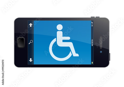 Rollstuhl - Smartphone 