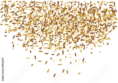 Goldenes Konfetti