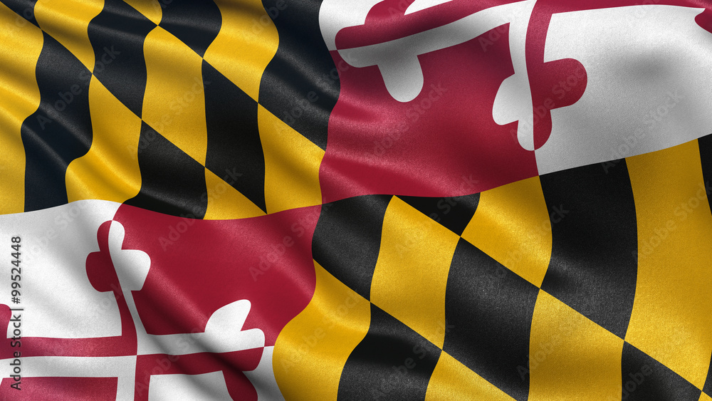 Obraz premium US state flag of Maryland