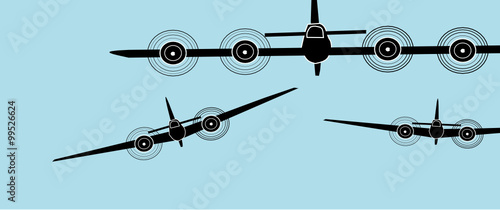 3 airplanes 