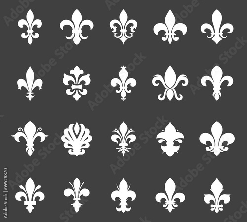 Fleur de lis set