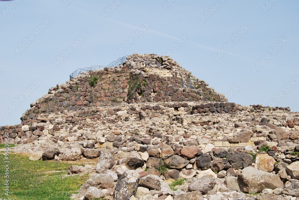 Su Nuraxi archaeological site in Barumini, Sardinia