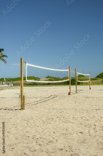 Miami beach volley field