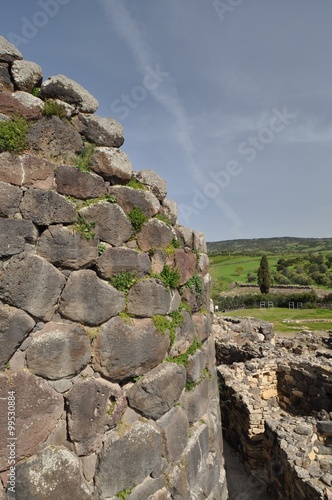 Su Nuraxi archaeological site in Barumini, Sardinia © iza_miszczak