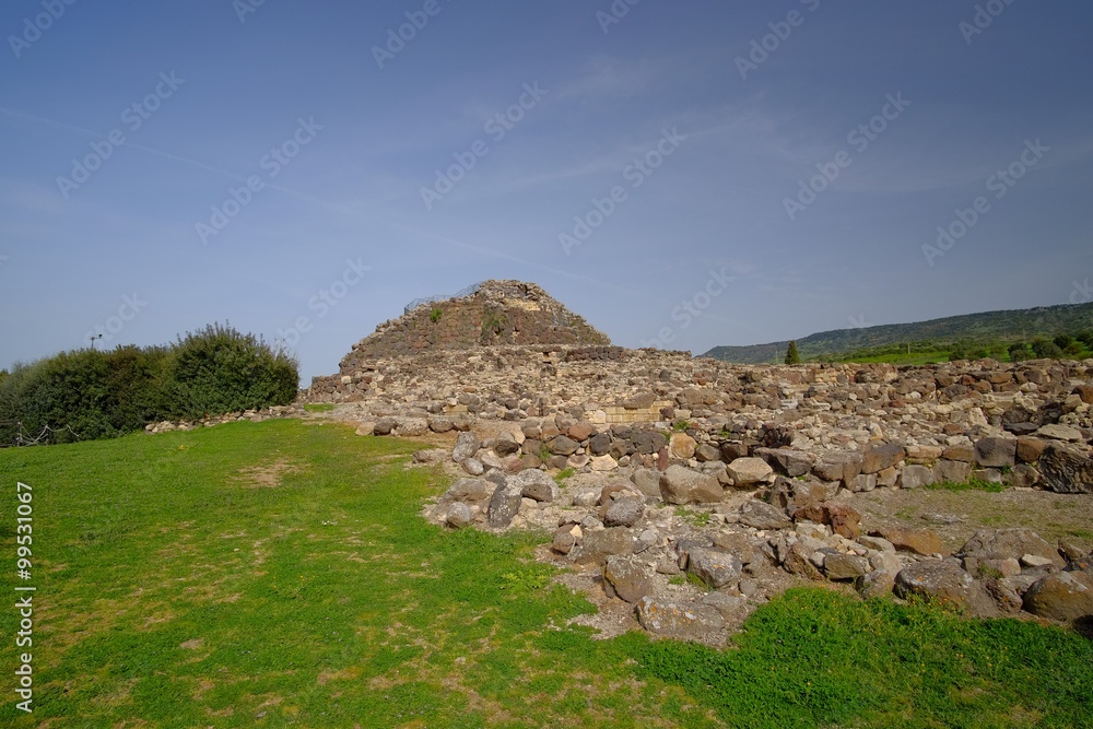Su Nuraxi archaeological site in Barumini, Sardinia