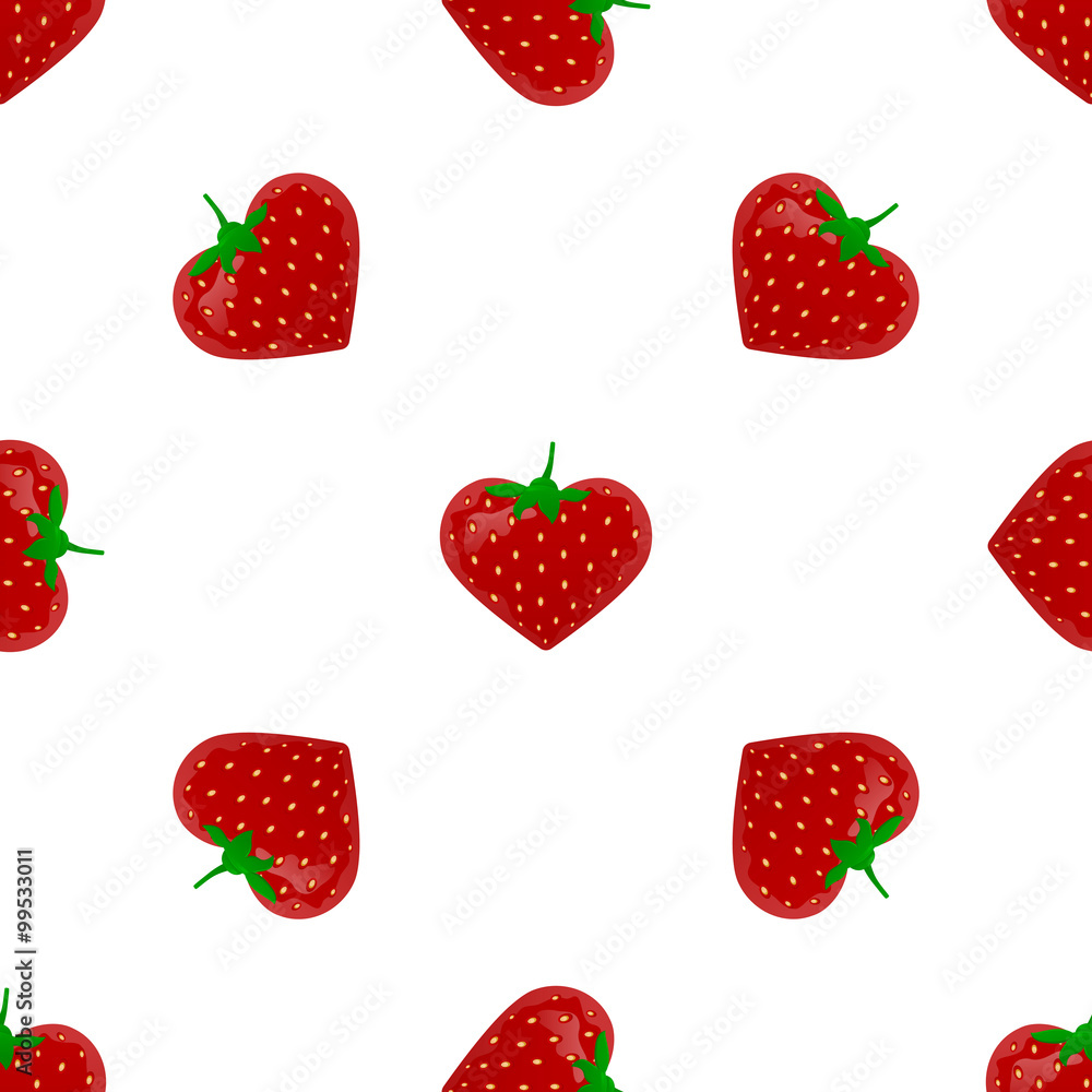 Seamless pattern with strawberry Seamless pattern with strawberry