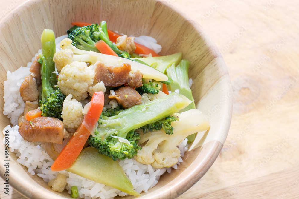 Stir-fried vegetable Stir-fried vegetable