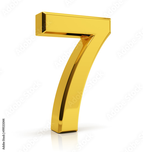Number 7 photo