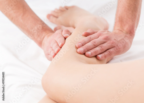 Close-up of massage