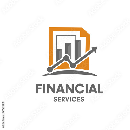 financial and success marketing logo