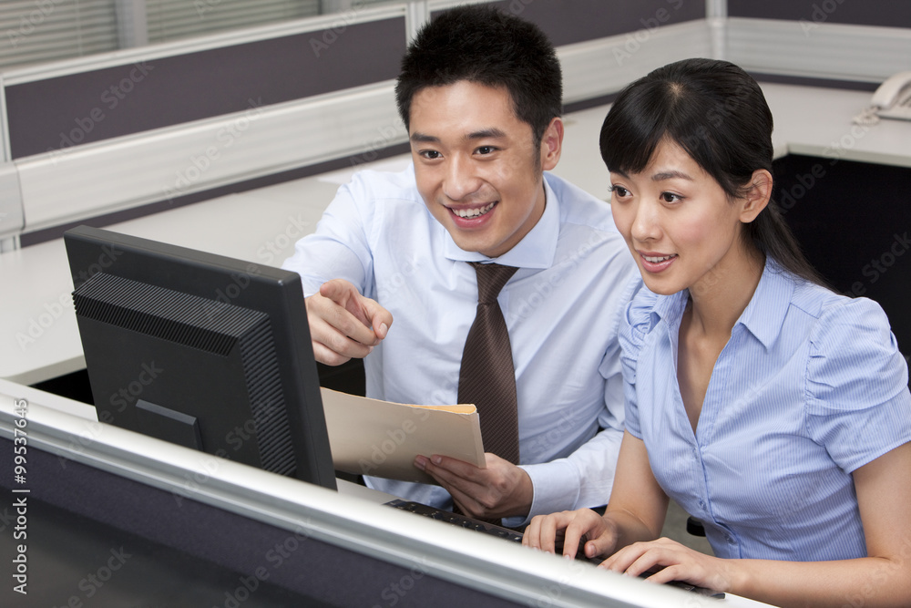 Colleagues Working Together Colleagues Working Together