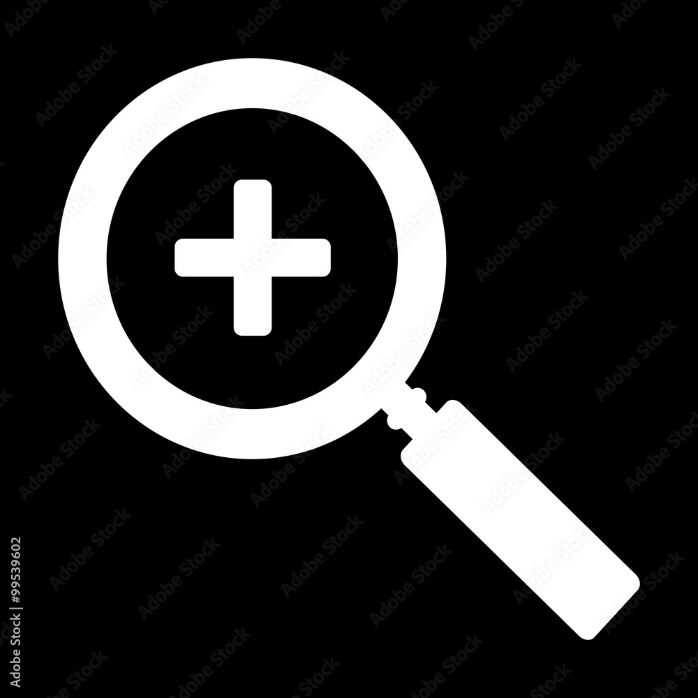 Fototapeta premium Simple web icon in vector zoom