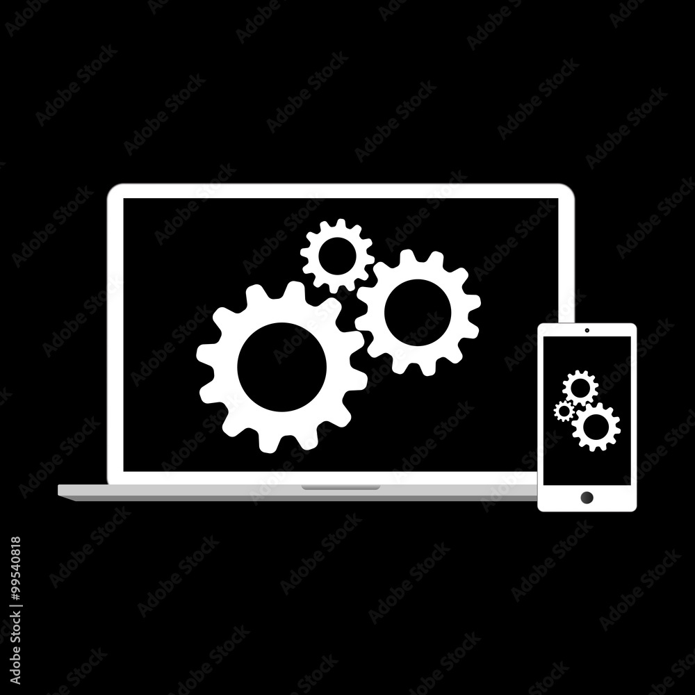 Abstract style modern gadgets Abstract style modern gadgets