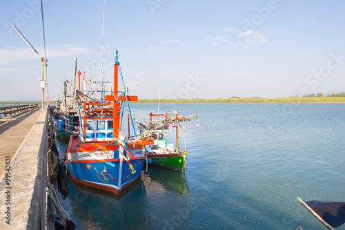 Fishing boats in the harbor