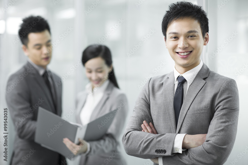 Happy business team Happy business team
