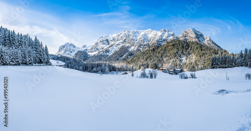 Reiteralpe mountain range in winter, Bavaria, Germany © JFL Photography