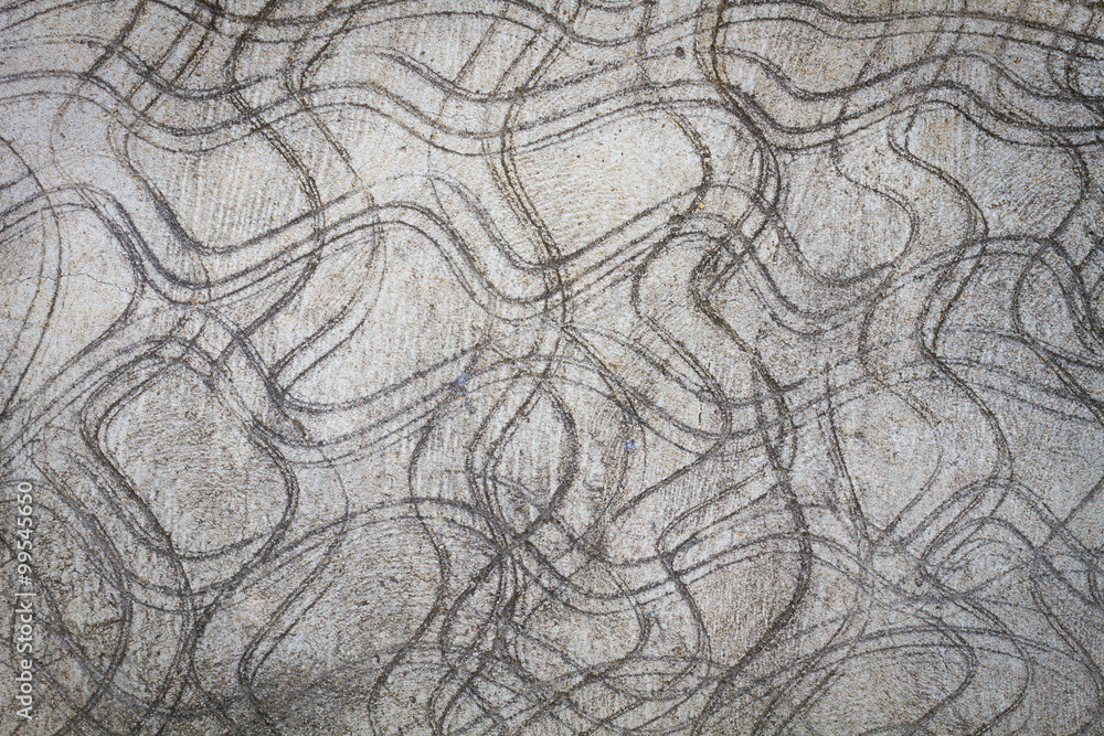 concrete wall as background with curve lines concrete wall as background with curve lines
