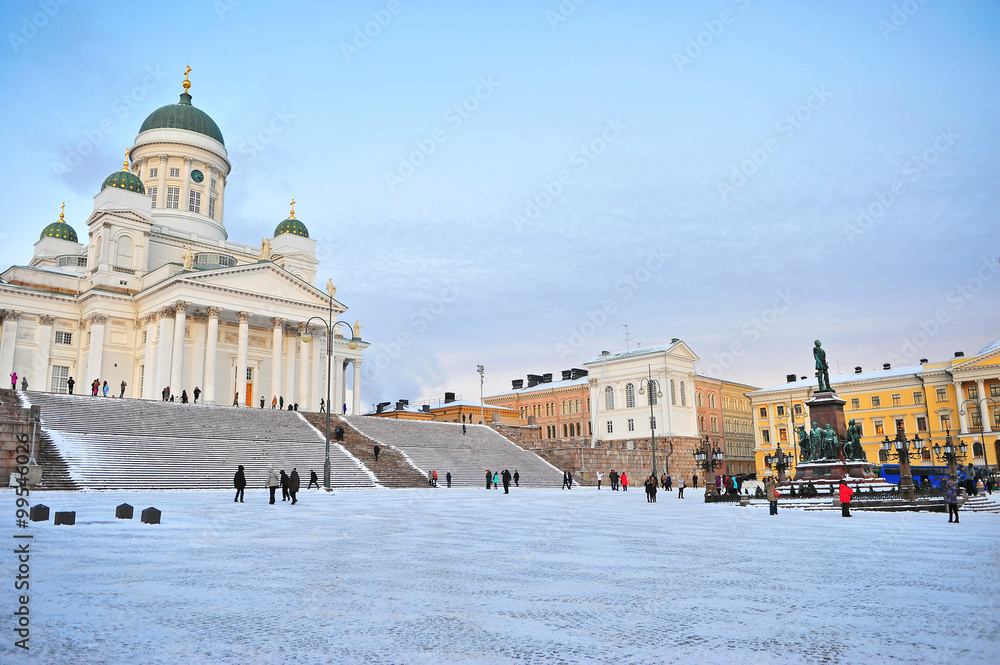Helsinki, Cathedral square