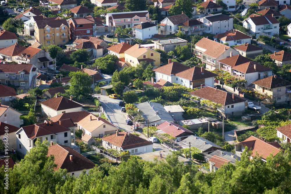 The roofs of the city of Trebinje