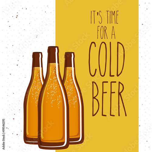 cold beer design 