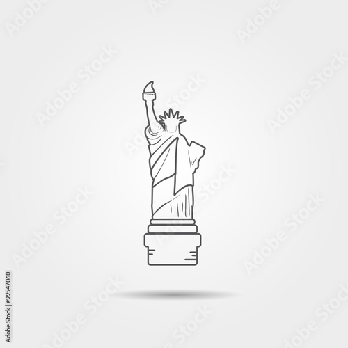 Statue of liberty icon