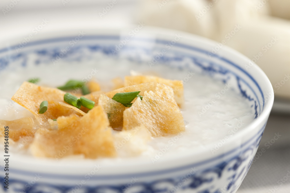 Chinese food rice porridge