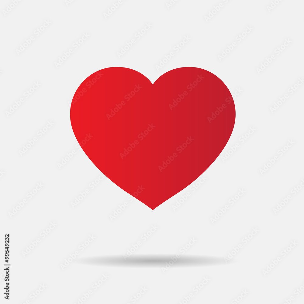Valentine's day, simple red heart Valentine's day, simple red heart