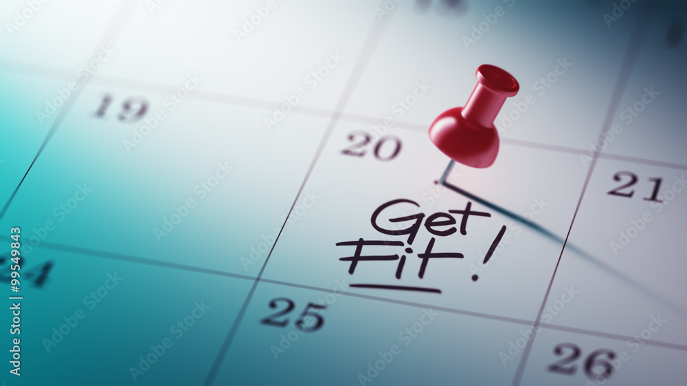 Concept image of a Calendar with a red push pin. Closeup shot of Concept image of a Calendar with a red push pin. Closeup shot of