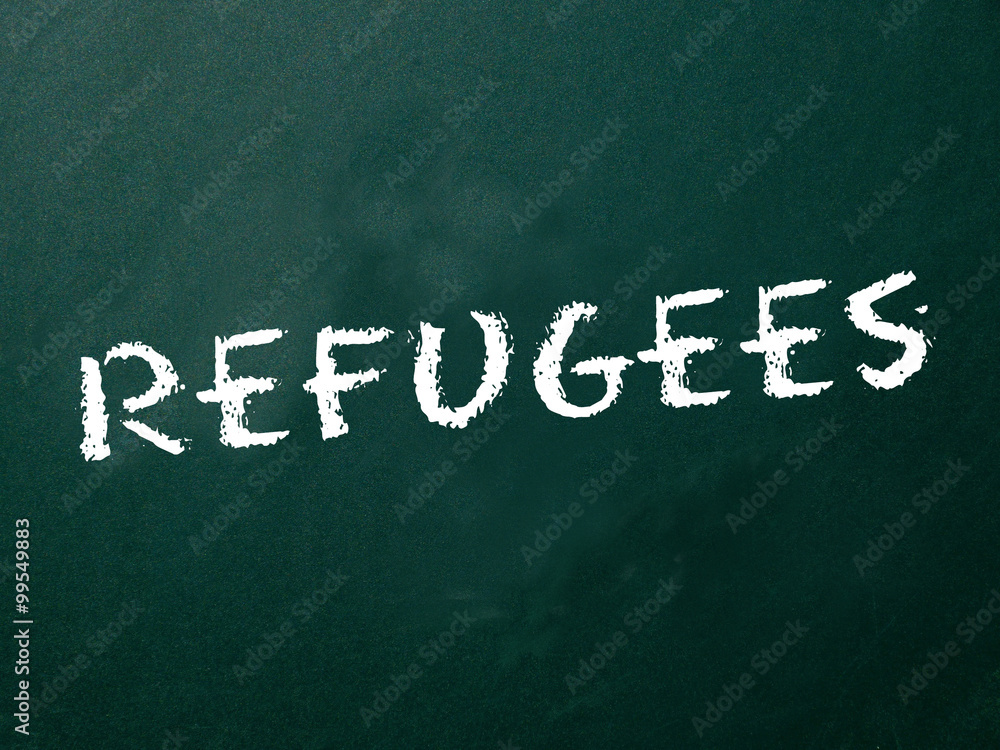 Obraz premium Refugees
