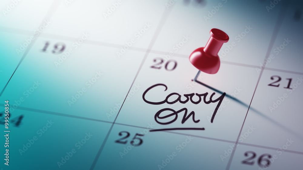 Concept image of a Calendar with a red push pin. Closeup shot of Concept image of a Calendar with a red push pin. Closeup shot of