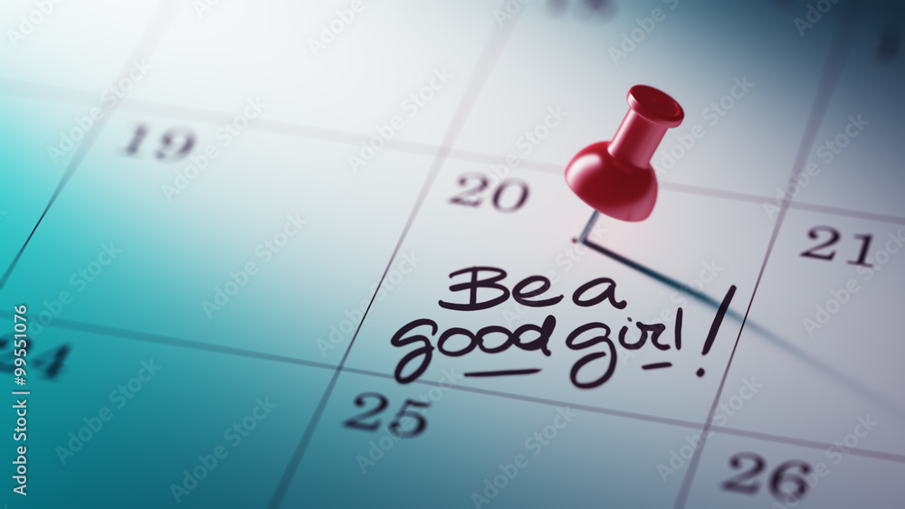 Concept image of a Calendar with a red push pin. Closeup shot of Concept image of a Calendar with a red push pin. Closeup shot of