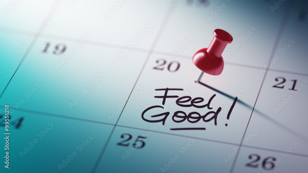 Concept image of a Calendar with a red push pin. Closeup shot of Concept image of a Calendar with a red push pin. Closeup shot of