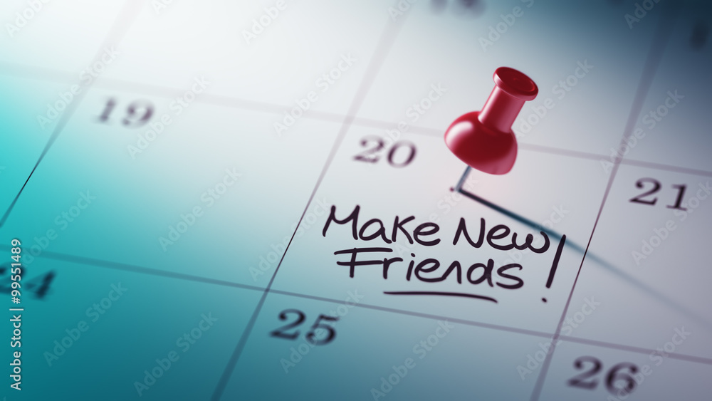 Concept image of a Calendar with a red push pin. Closeup shot of Concept image of a Calendar with a red push pin. Closeup shot of