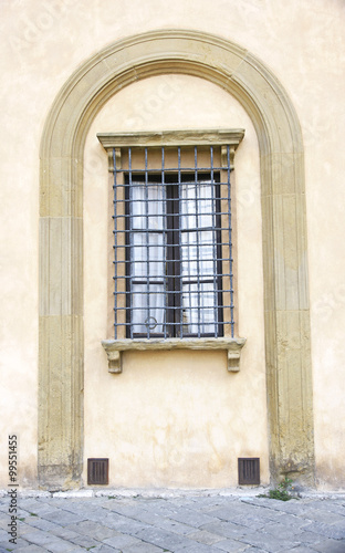 Detalle ventana en Florencia, La Toscana, Italia