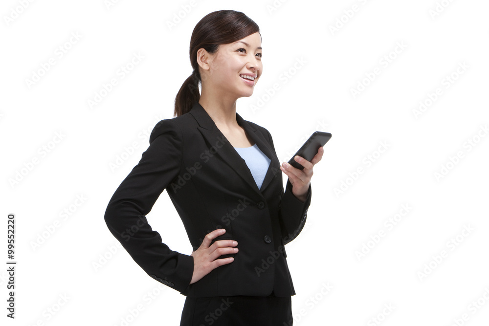 Businesswoman using mobile phone Businesswoman using mobile phone