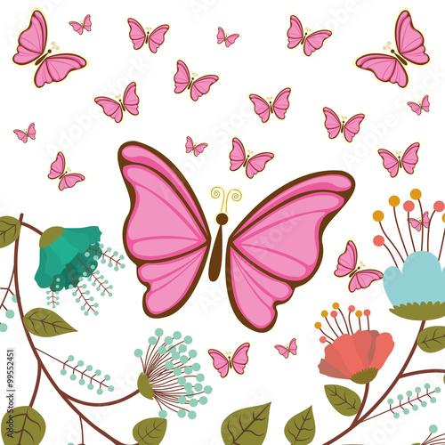beautiful butterflies design  © grgroup