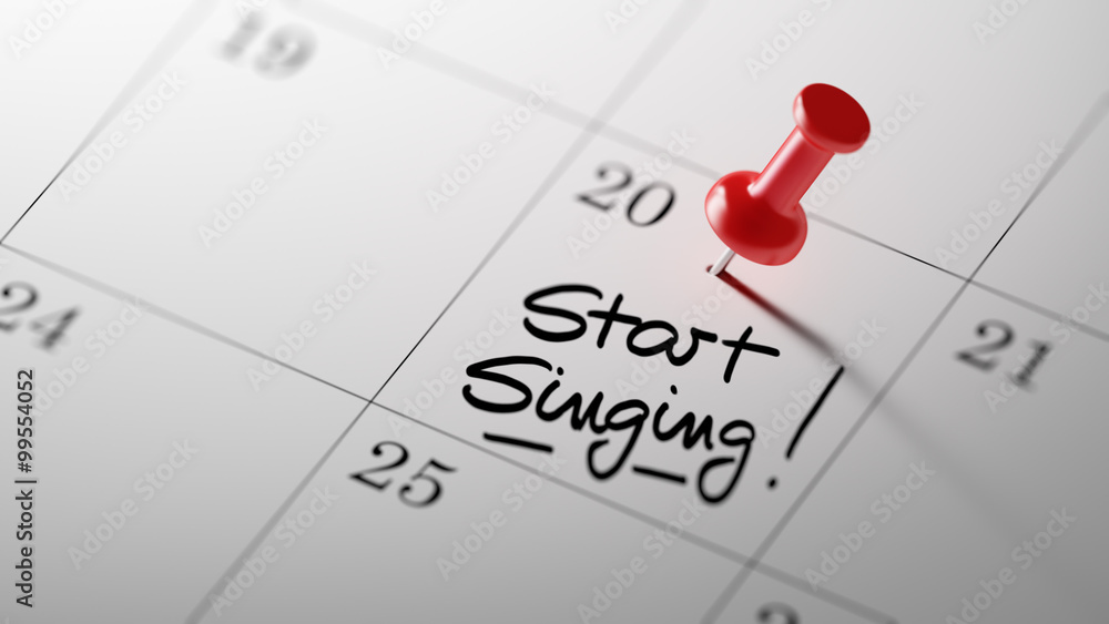 Concept image of a Calendar with a red push pin. Closeup shot of Concept image of a Calendar with a red push pin. Closeup shot of