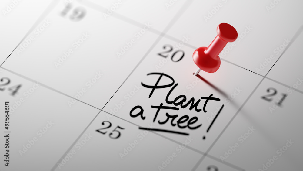 Concept image of a Calendar with a red push pin. Closeup shot of Concept image of a Calendar with a red push pin. Closeup shot of