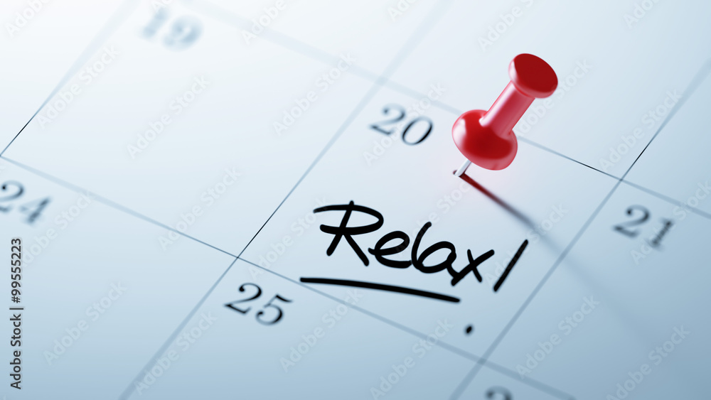Concept image of a Calendar with a red push pin. Closeup shot of Concept image of a Calendar with a red push pin. Closeup shot of