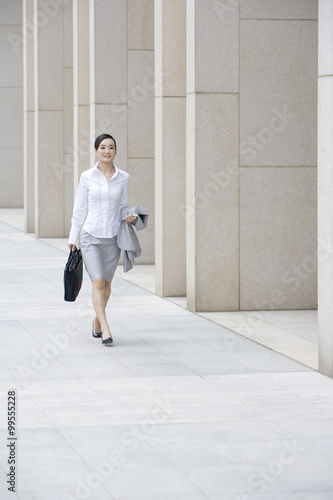 Businesswoman on the move