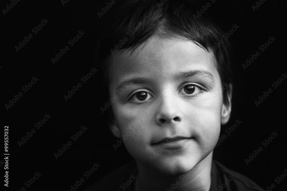 portrait of an adorable boy