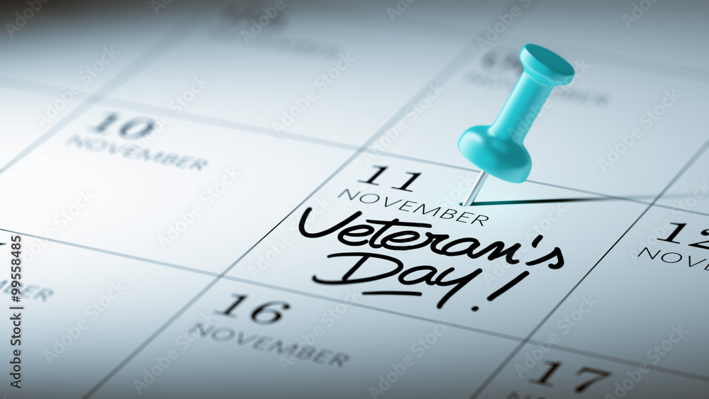 Concept image of a Calendar with a blue push pin. Closeup shot o Concept image of a Calendar with a blue push pin. Closeup shot o