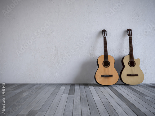 3ds guitar in the room