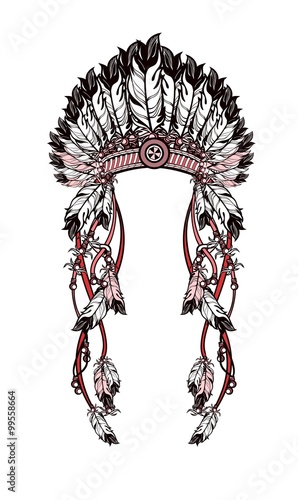 feather headdress Indians
