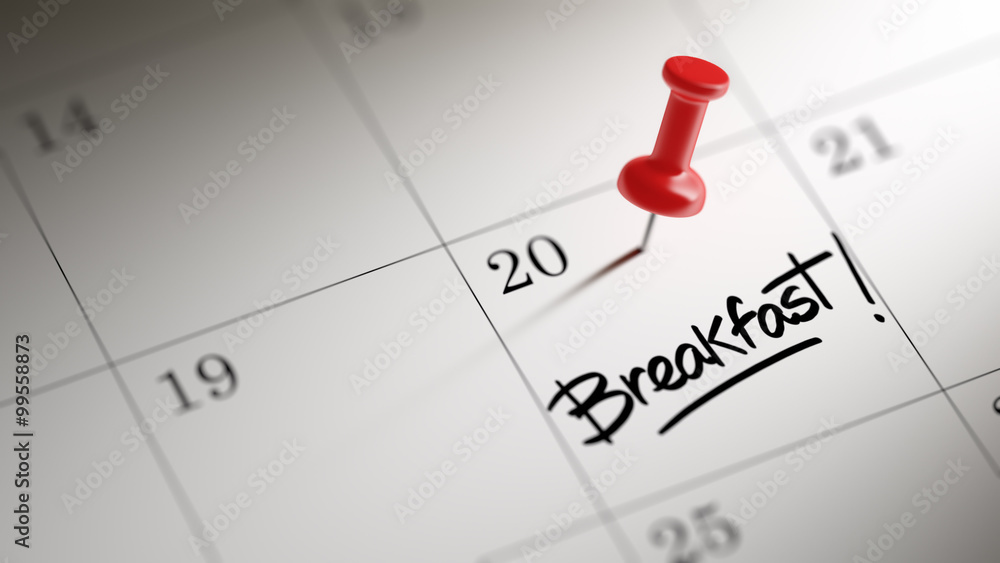 Concept image of a Calendar with a red push pin. Closeup shot of Concept image of a Calendar with a red push pin. Closeup shot of