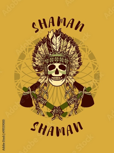 Indian shaman totem