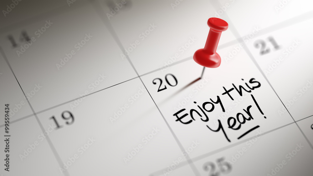 Concept image of a Calendar with a red push pin. Closeup shot of Concept image of a Calendar with a red push pin. Closeup shot of